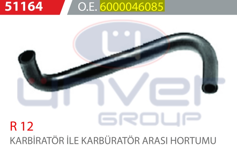 Маркуч за карбуратор - OZNV 51164 за RENAULT